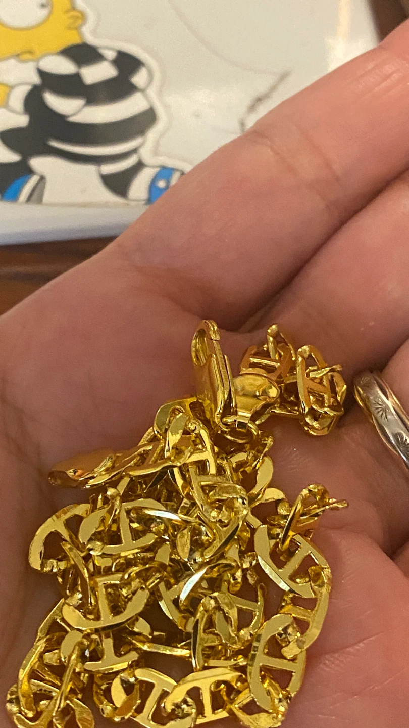 18K Gold Chain Necklace