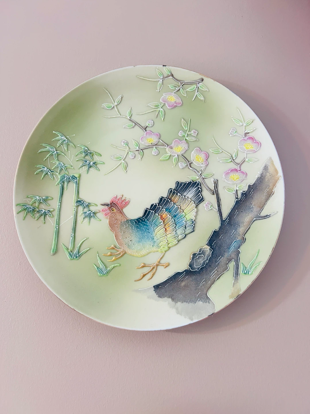 RARE VINTAGE Shafford Ceramic wall plaque Plates - photo 3