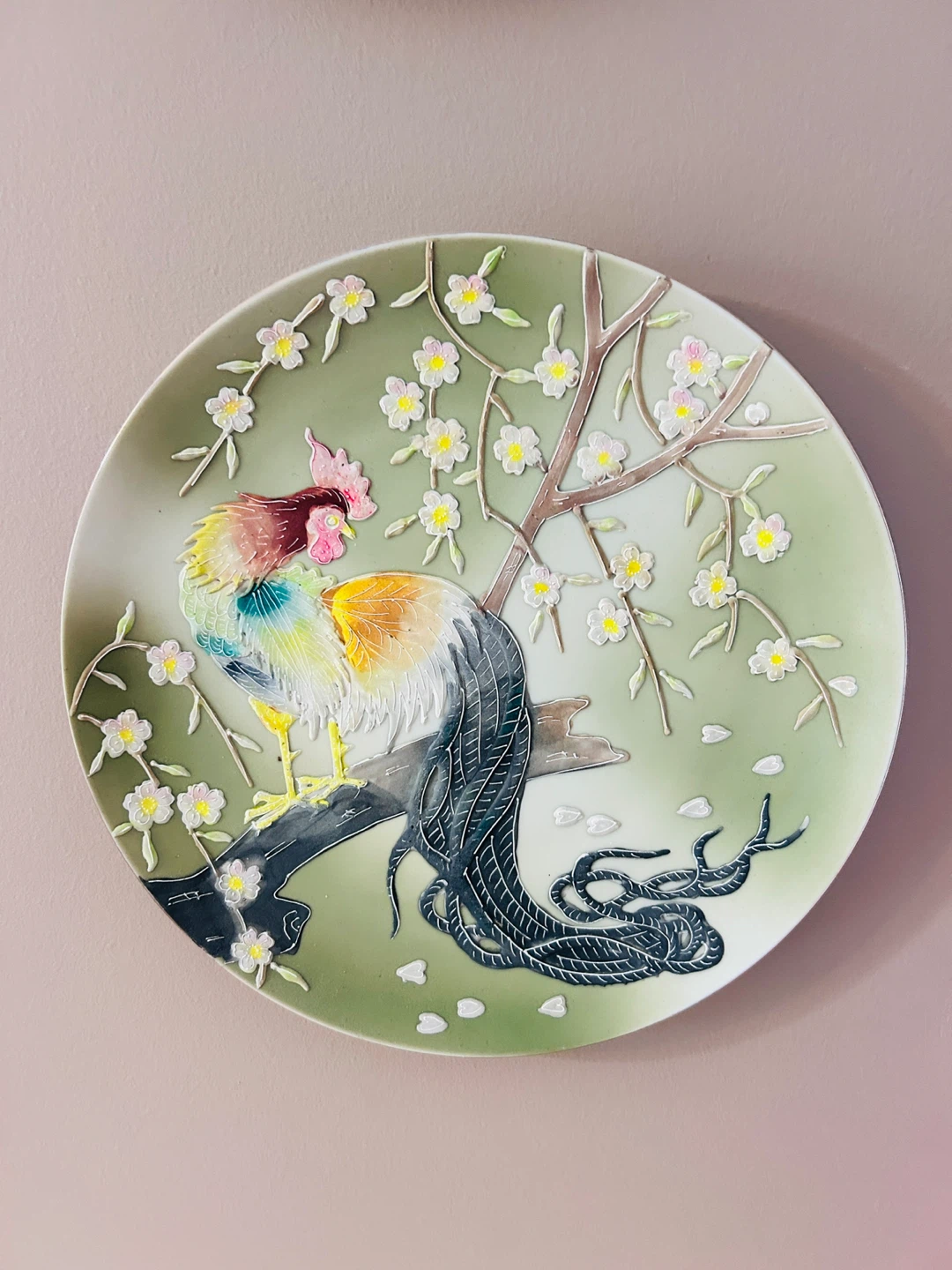 RARE VINTAGE Shafford Ceramic wall plaque Plates - photo 2