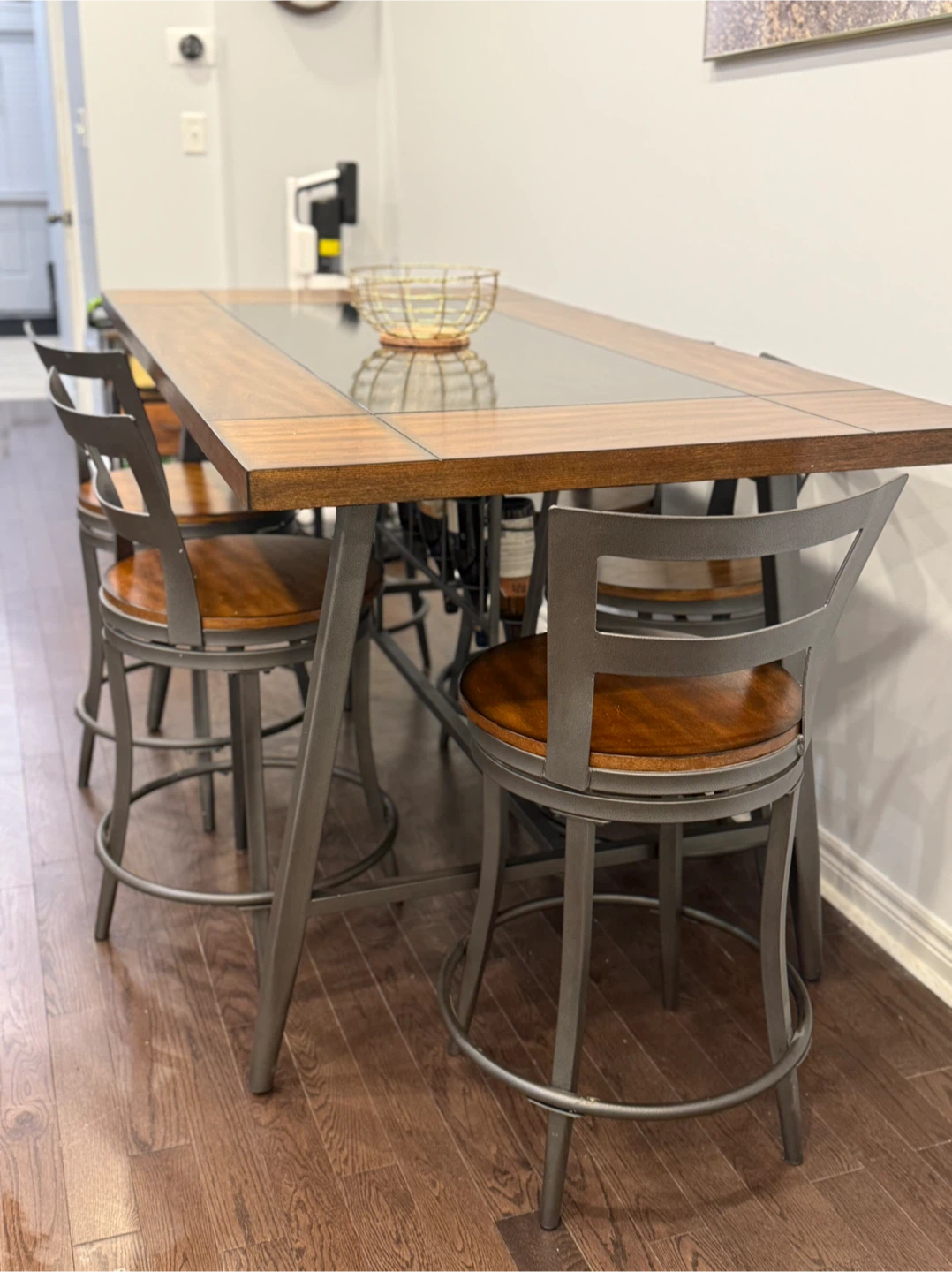 Dining Table with 6 Stools - photo 2