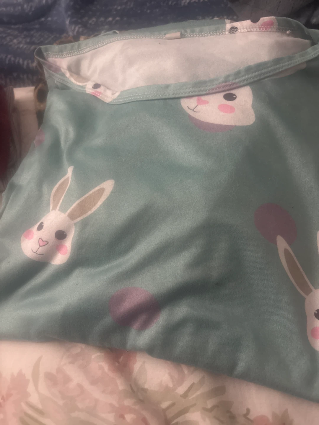 Baby Pajamas with Bunny Print