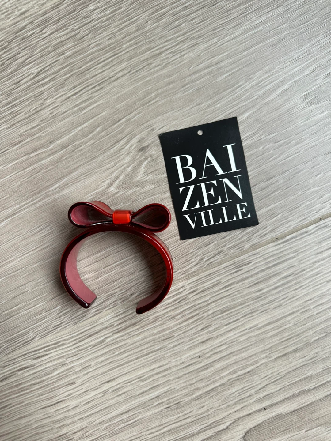 Baizenville Red Bow Cuff Bracelet - photo 3