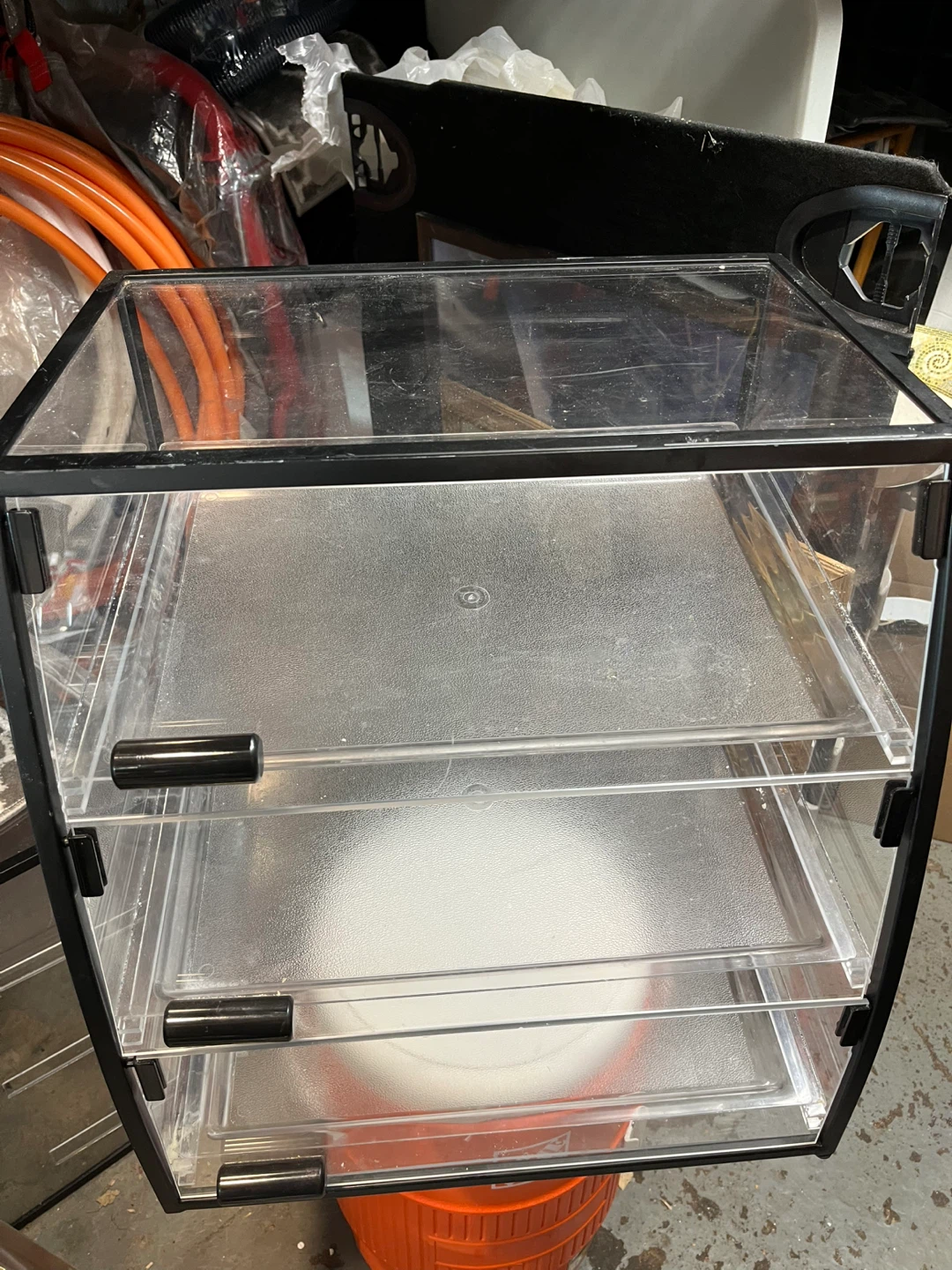 3-Tier Hard Acrylic Display Cases with Black Frame - photo 2