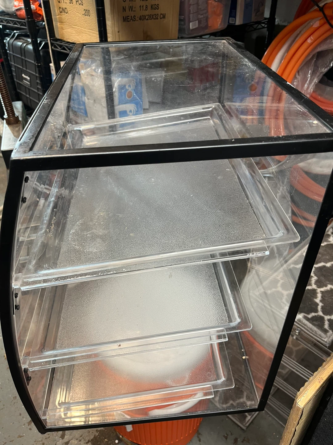 3-Tier Hard Acrylic Display Cases with Black Frame - photo 3
