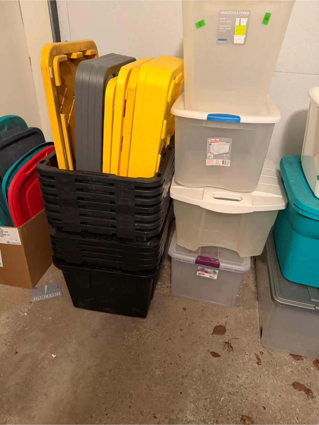 Lot of storage boxes and totes - photo 3