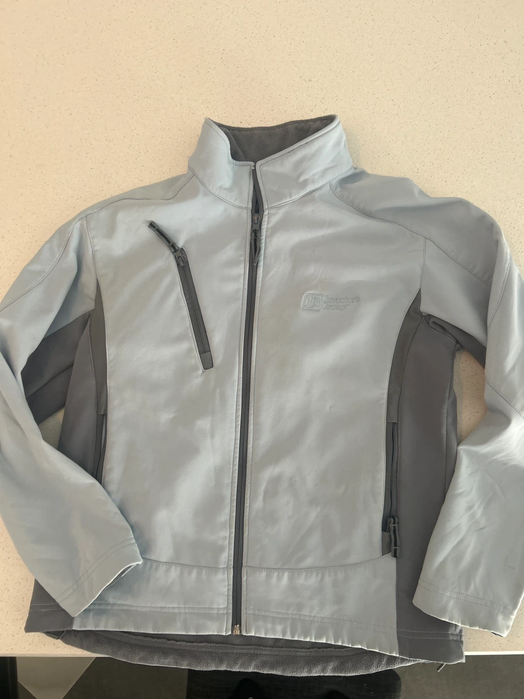 Light Blue & Grey Softshell Jacket
