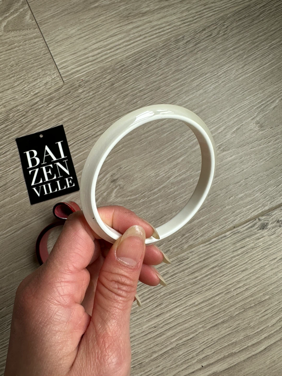 White Bangle Bracelet
