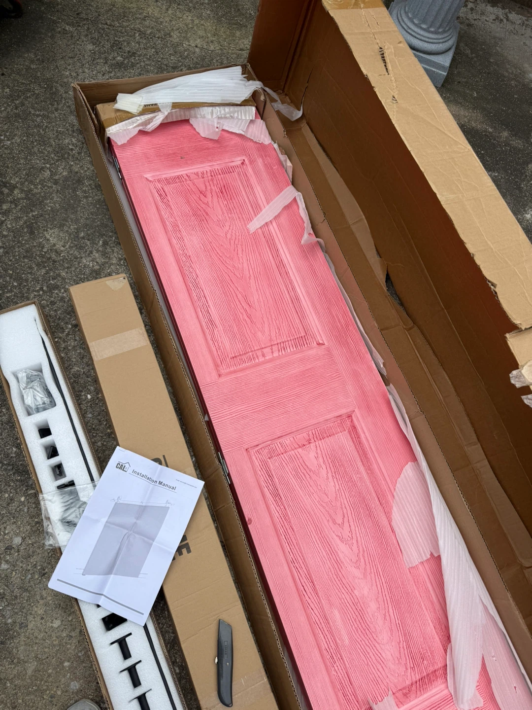Calhome Pink JH-Bifold Door 6 Panel 84x36 IN - photo 4