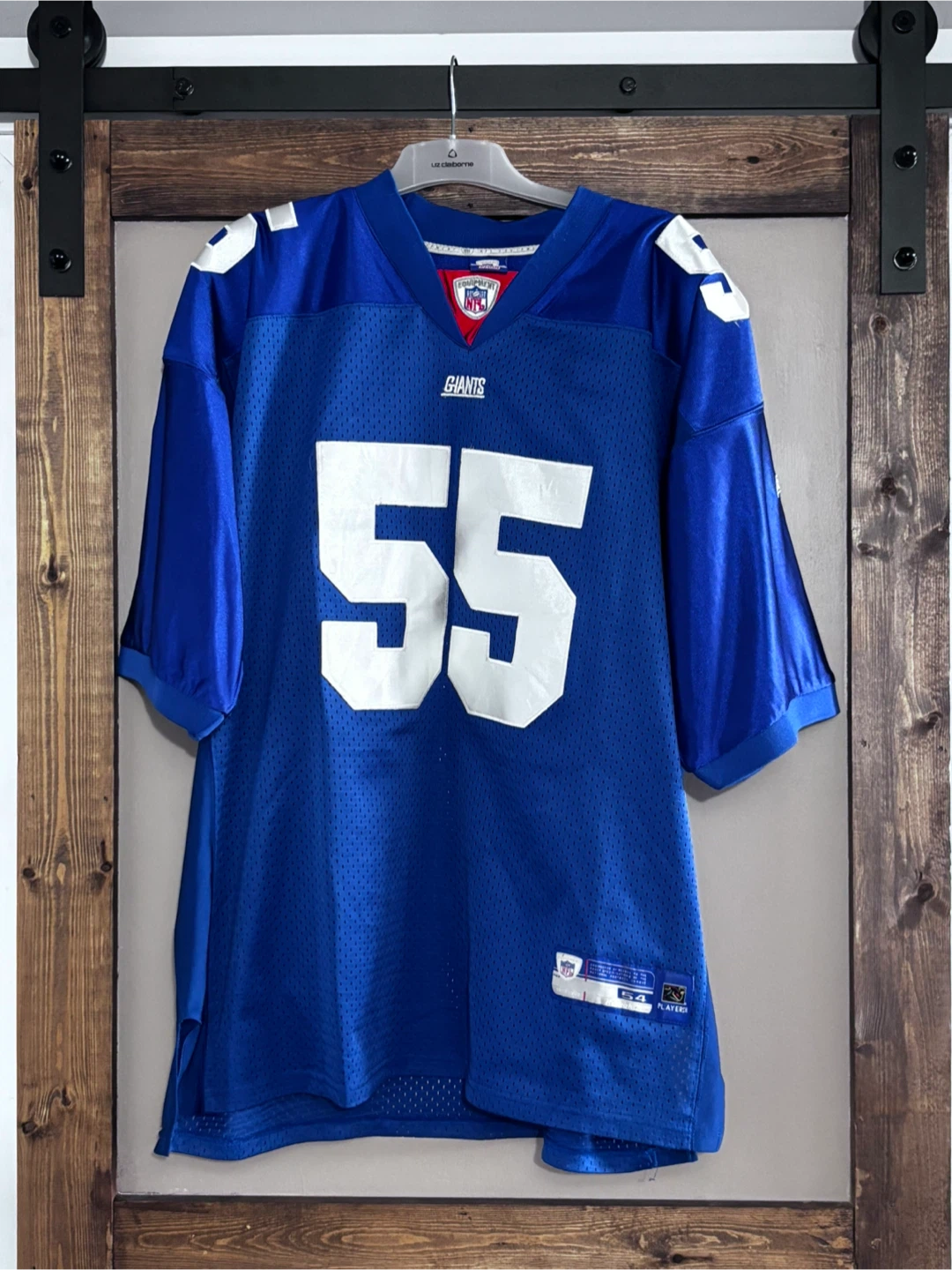 Vintage New York Giants Reebok NFL Jersey #55 Harrington Size 54