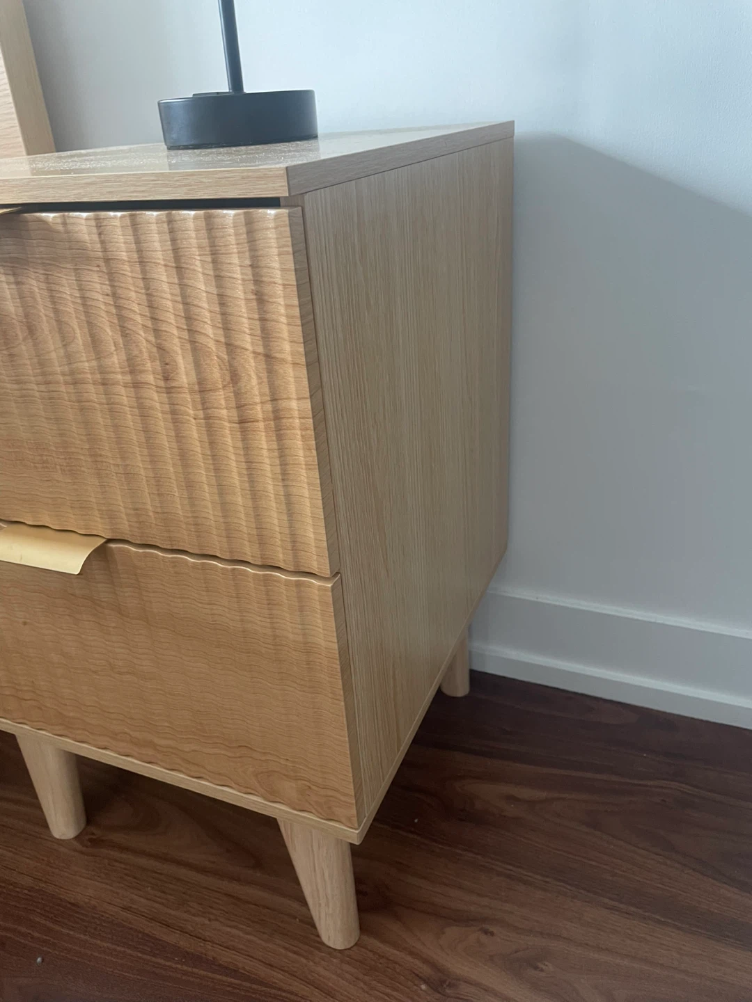 ERYTLLY Nightstands Set of 2 Wood Night Table - photo 2