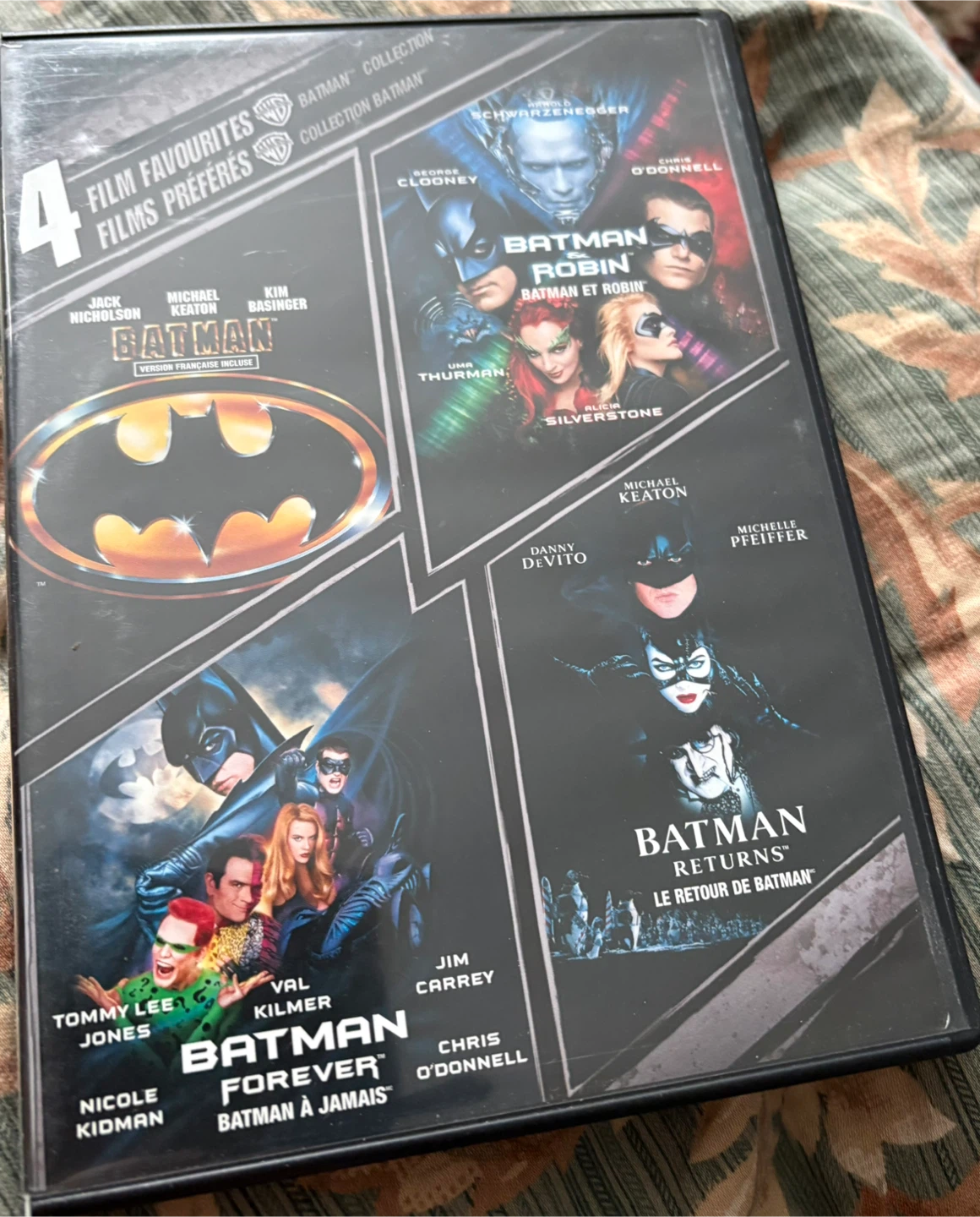 Batman 4 Film Favorites Collection DVD