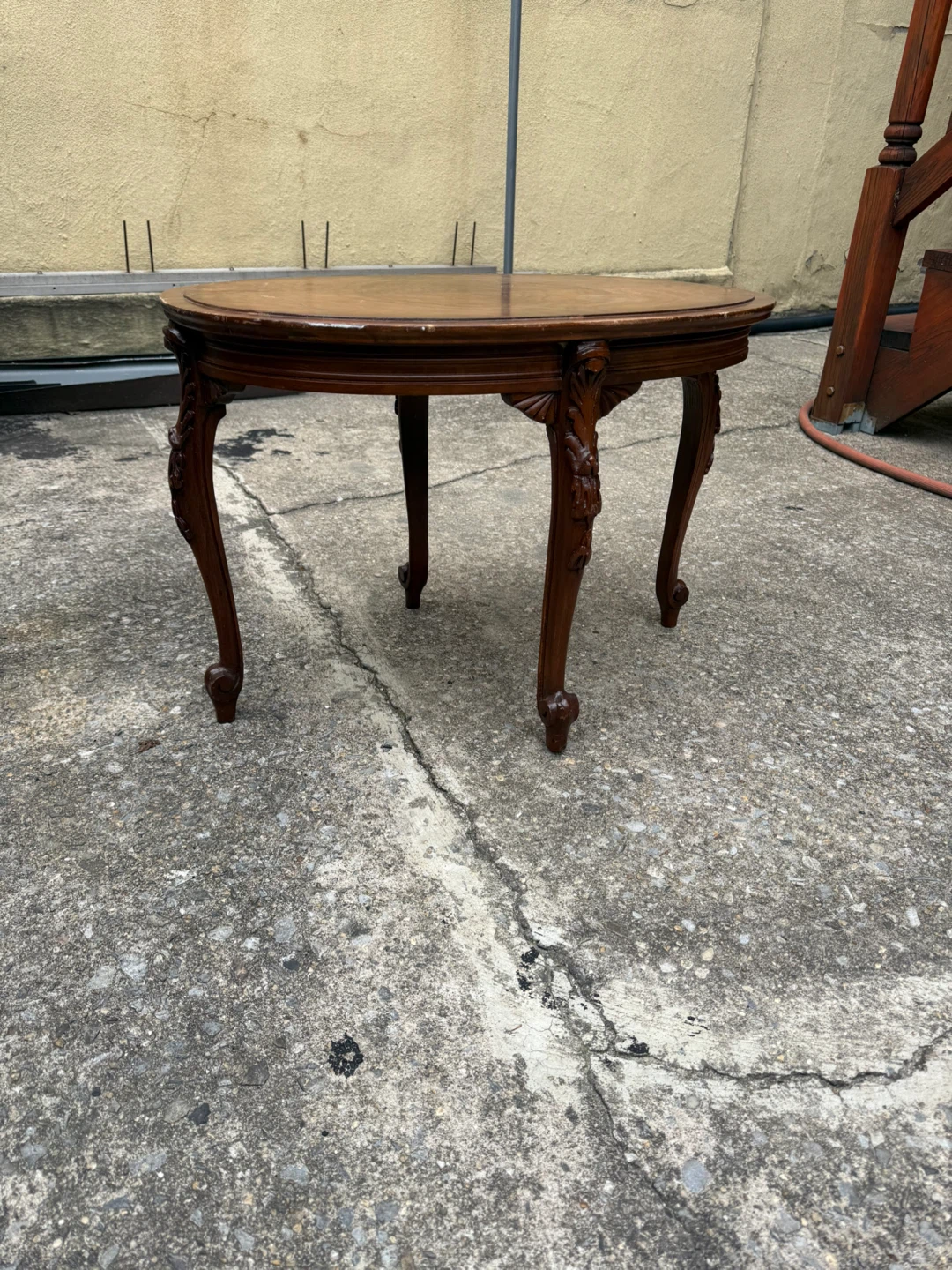 Vintage Wood Accent Table
