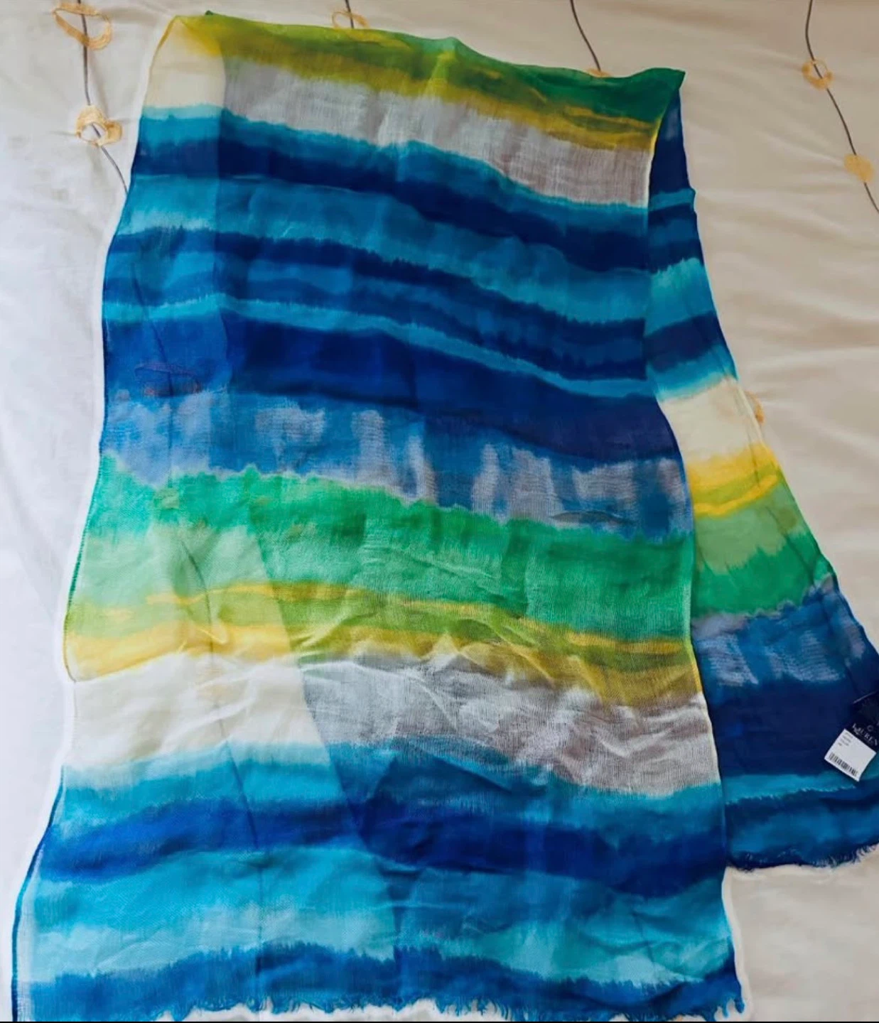 BNWT Ralph Lauren Watercolor Scarf - photo 2