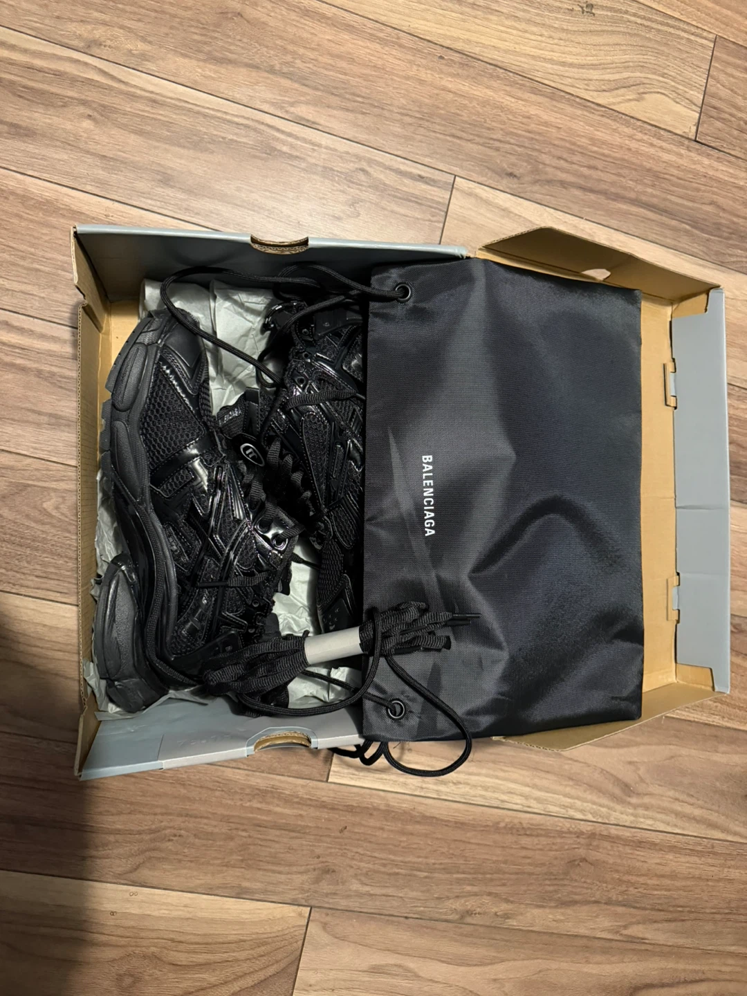 Balenciaga All Black Runner Sneakers