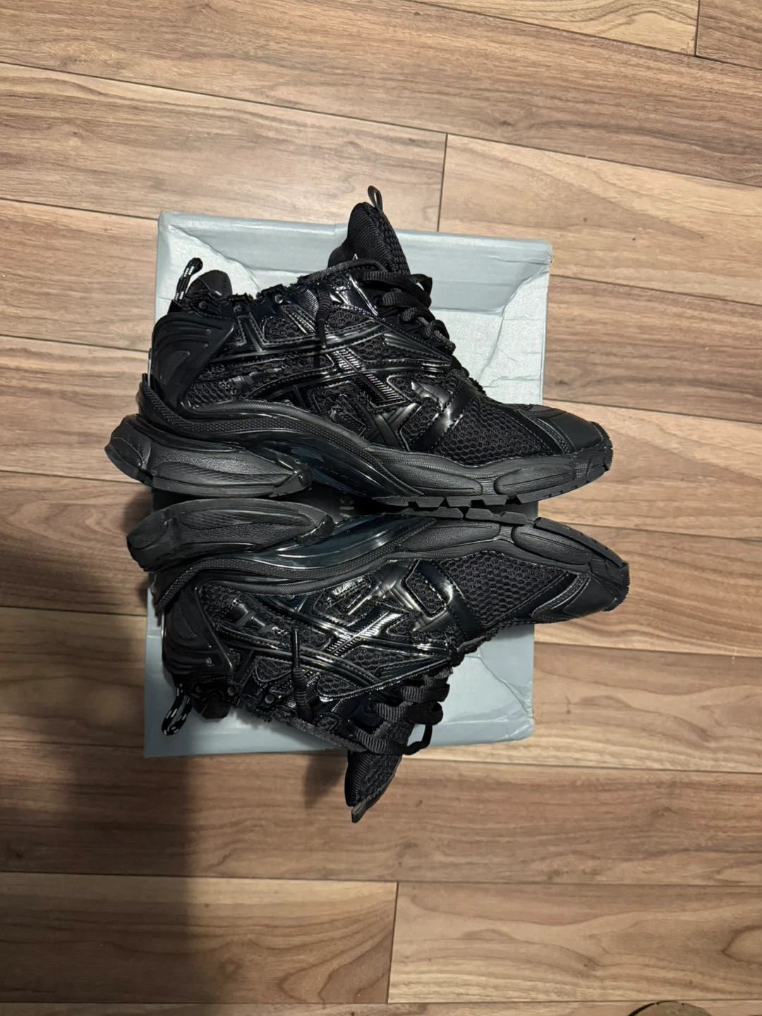 Balenciaga All Black Runner Sneakers - photo 3