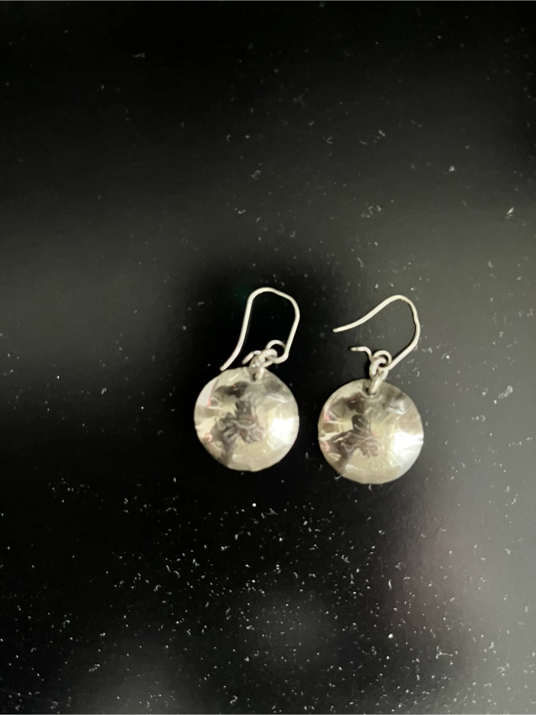 Silver earrings