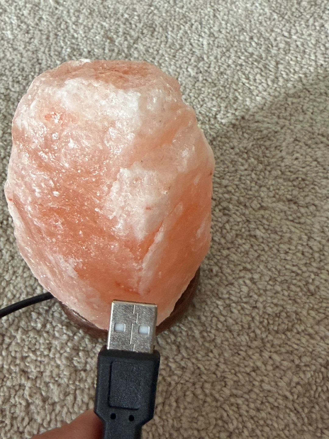 Himalayan Salt Lamp with USB Cord - photo 2