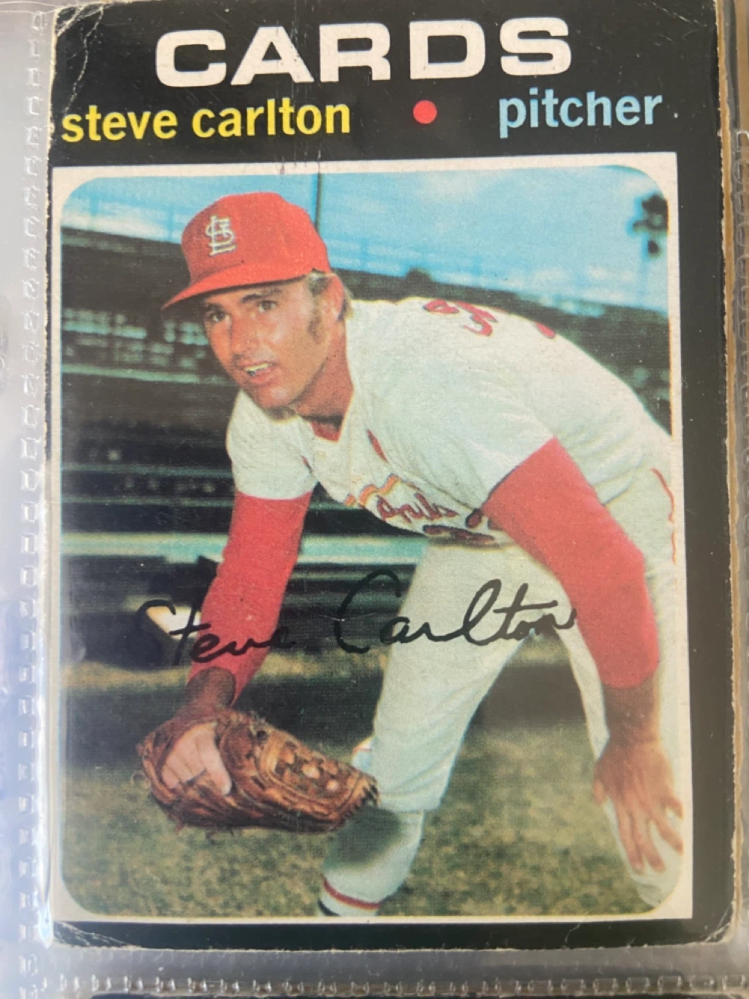 1971–vintage baseball cards. - photo 2