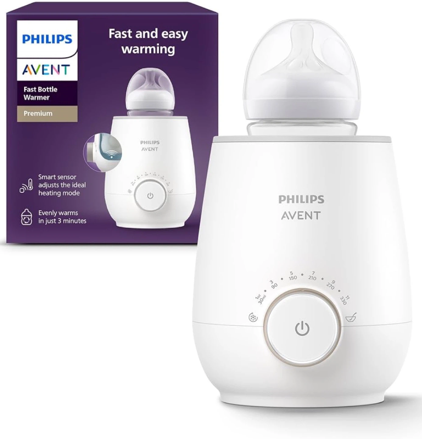 Philips Avent Fast Bottle Warmer - Premium
