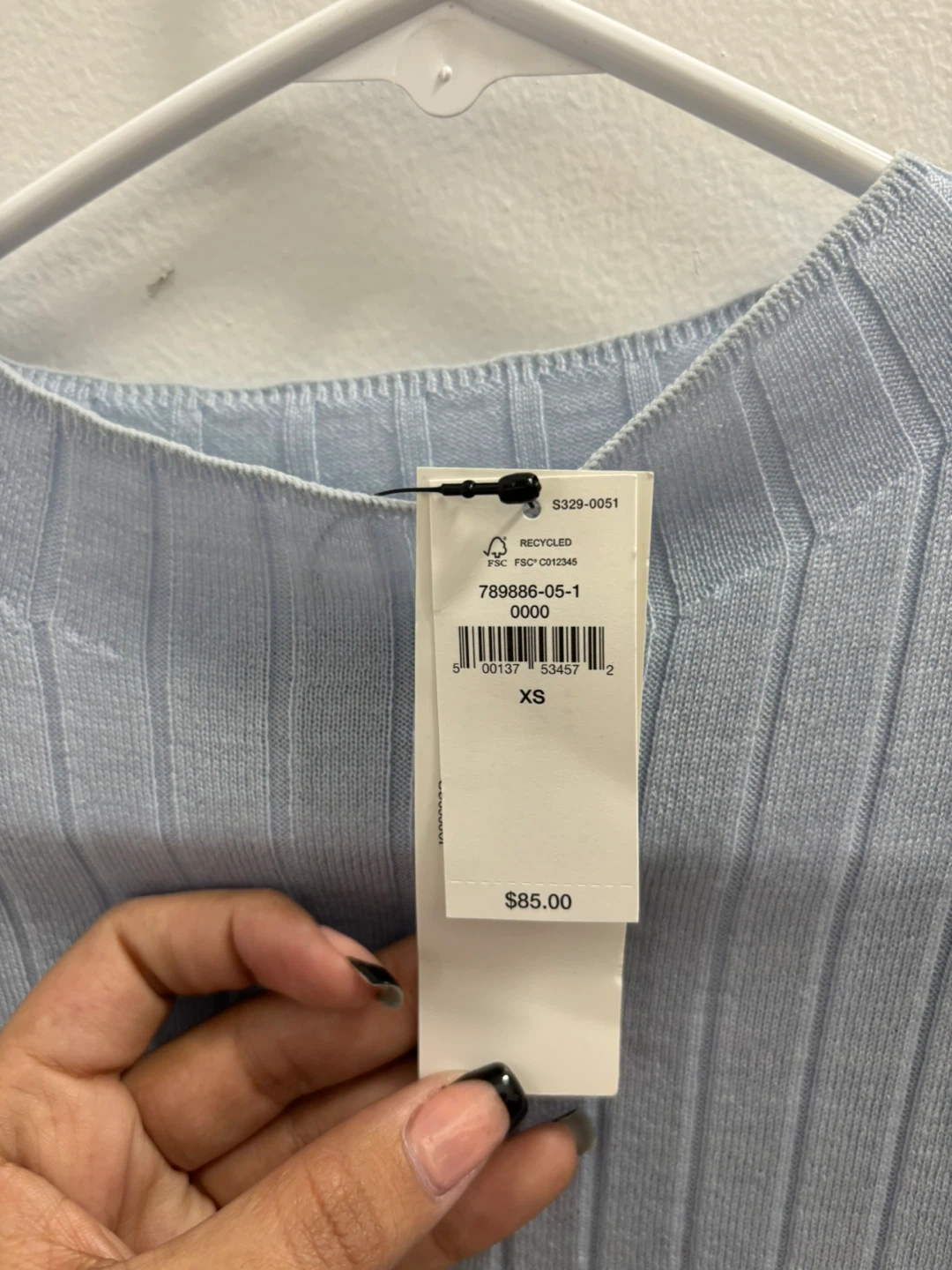 Banana Republic Merino Wool Sweater - Baby Blue - XS - photo 2