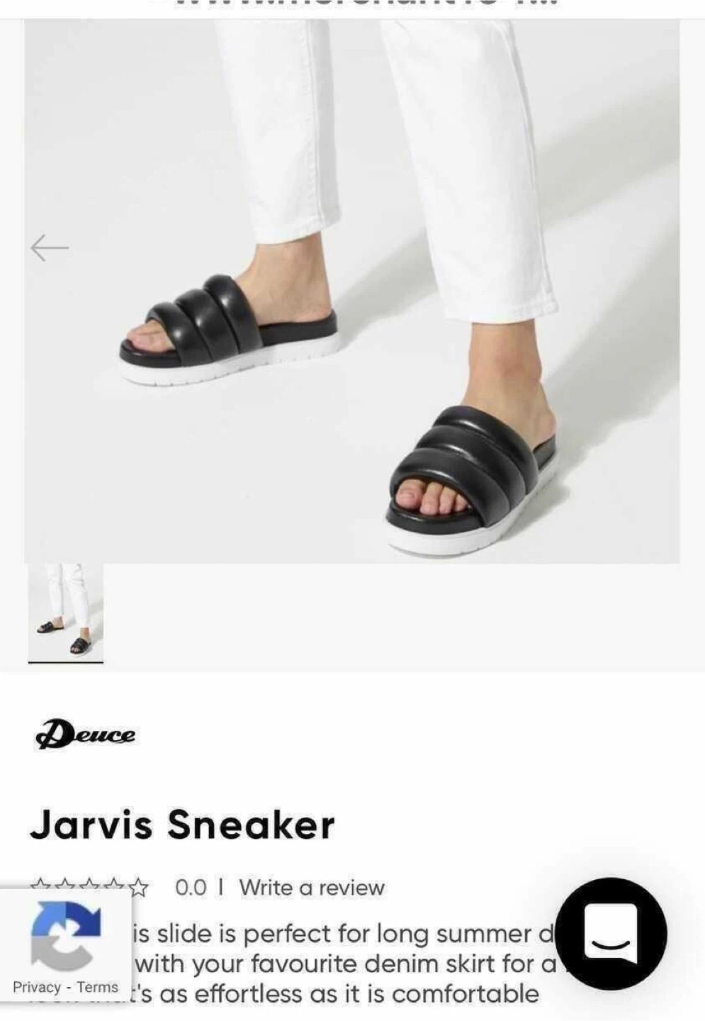 $100 off: Deuce Jarvis Slides Black