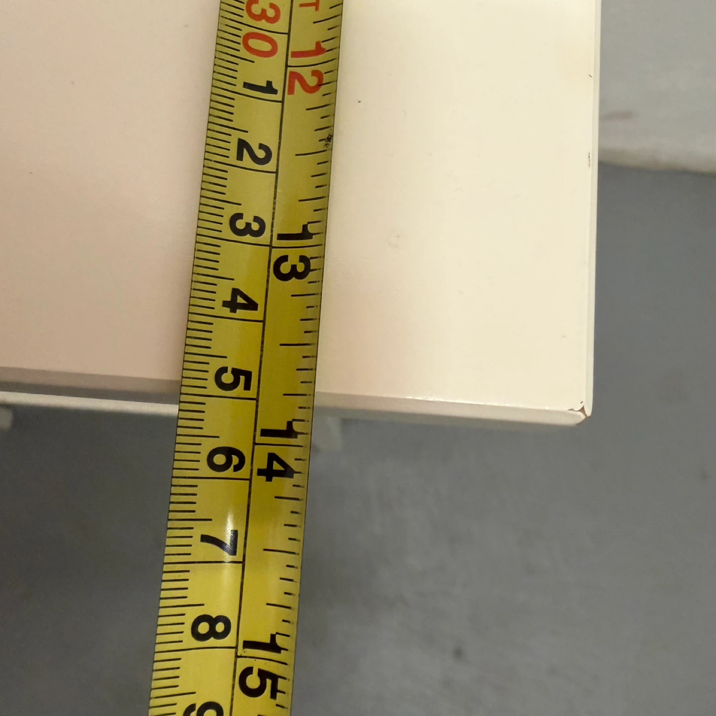 White Side Table with Drawer - photo 5