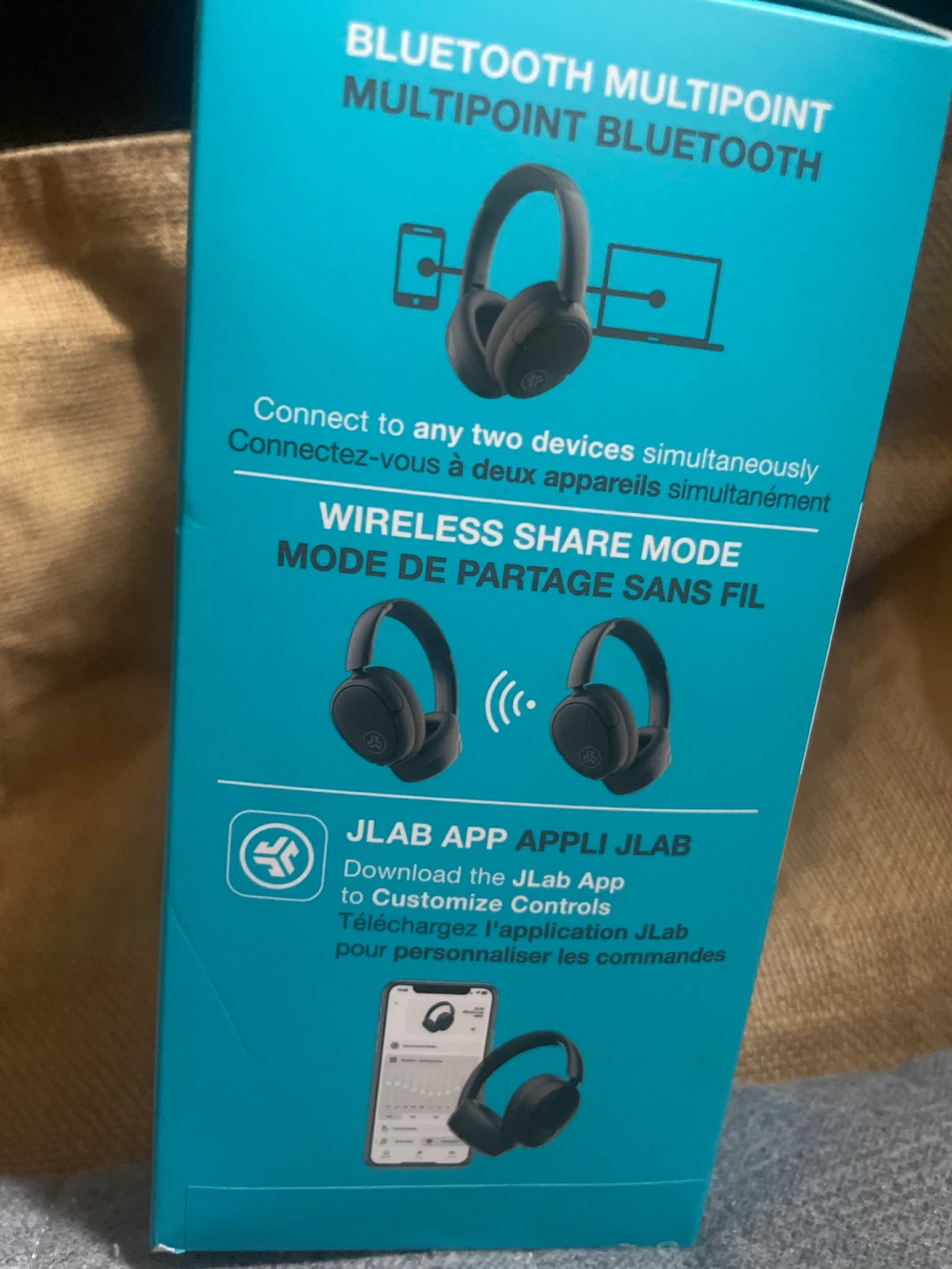 JLab JBuds Lux ANC Wireless Over-Ear Headphones - Graphite - photo 2