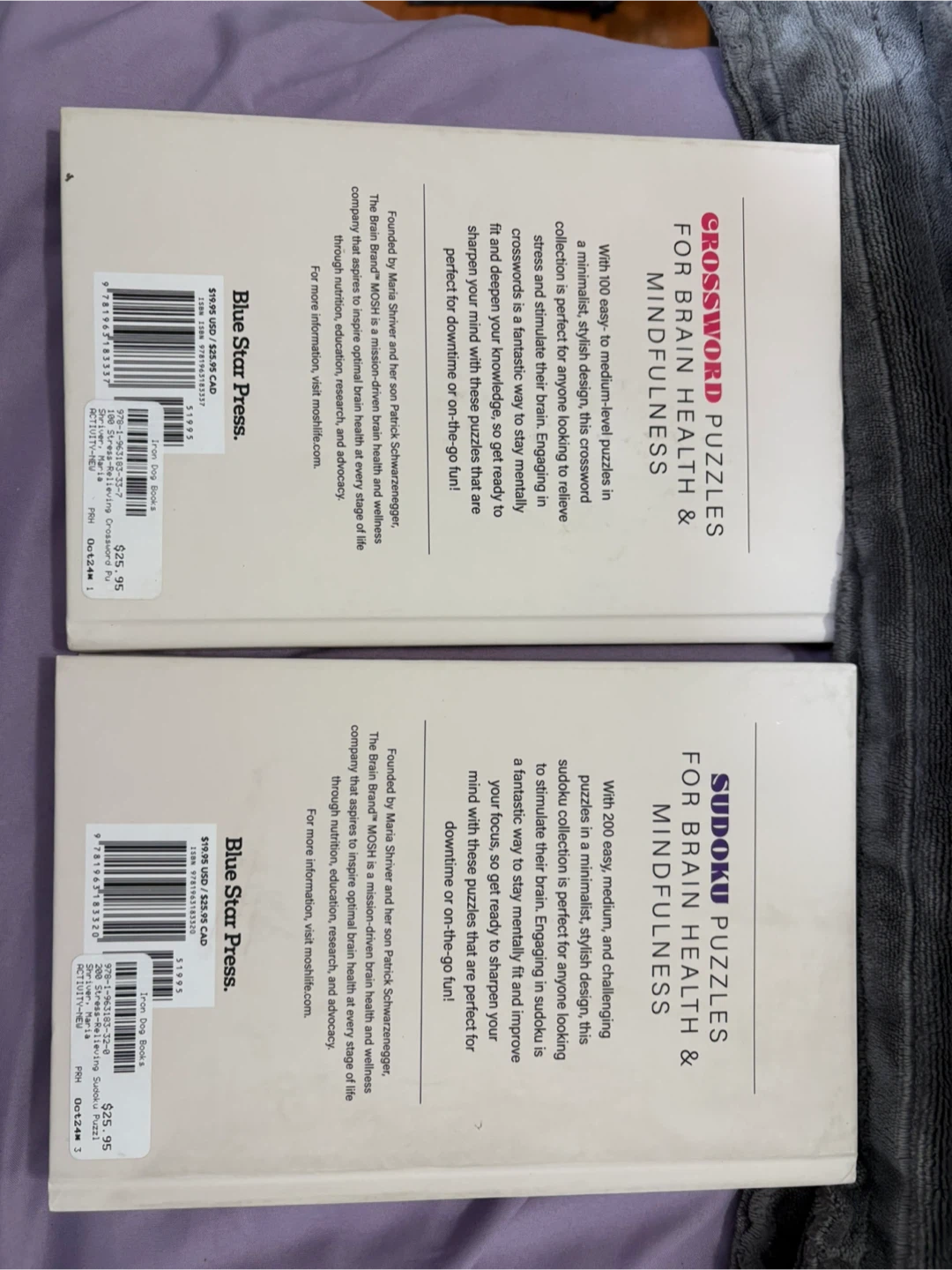 brand new hardcover puzzle books - Sudoku and Crossword - photo 2