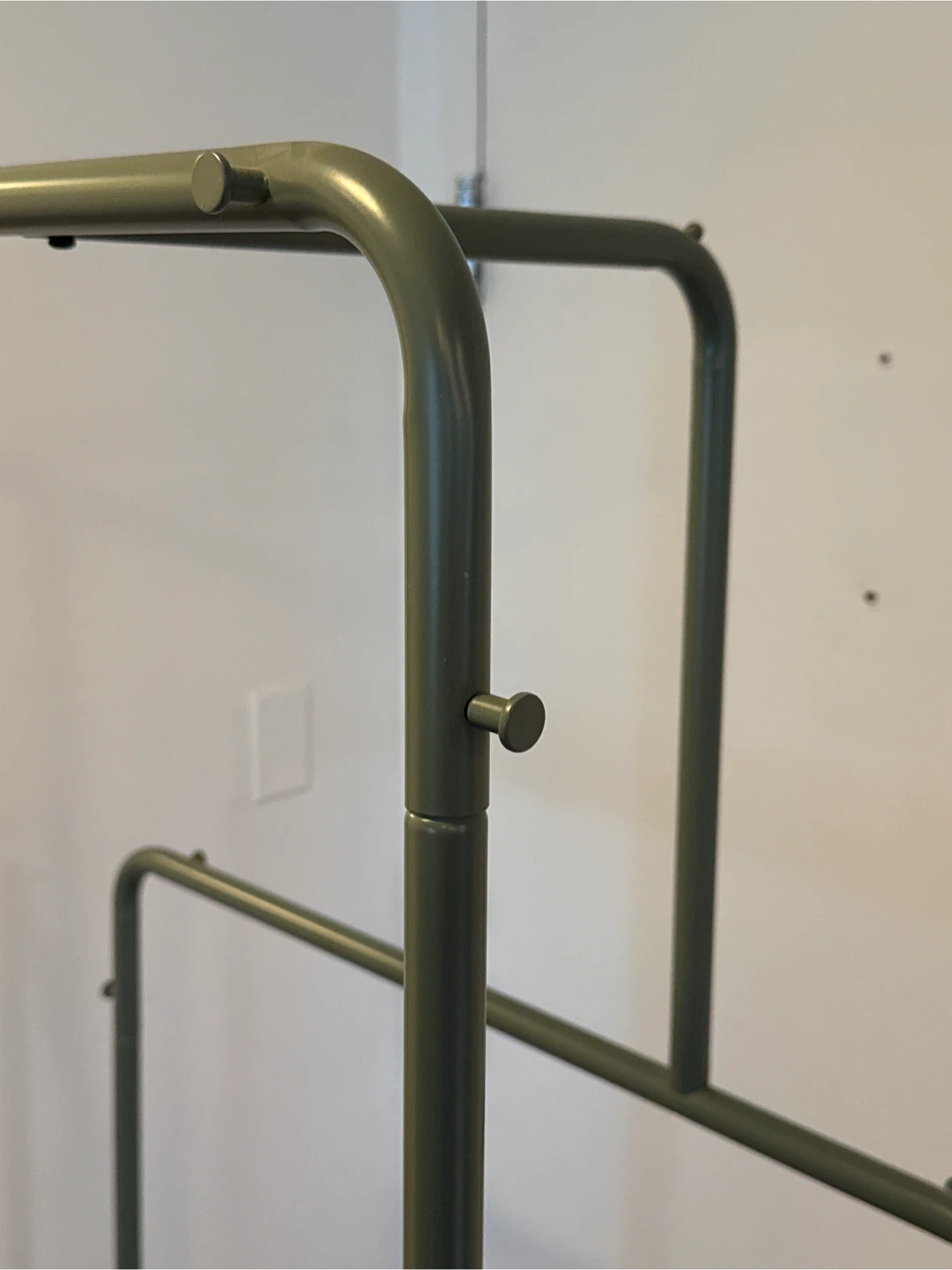IKEA NIKKEBY Metal Clothes Rack - Green - photo 3