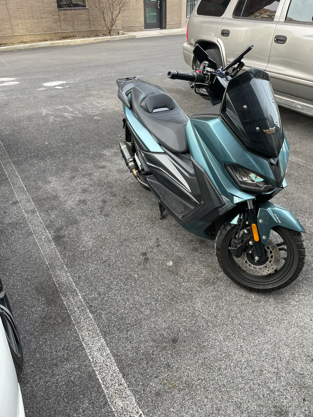 Blue Scooter