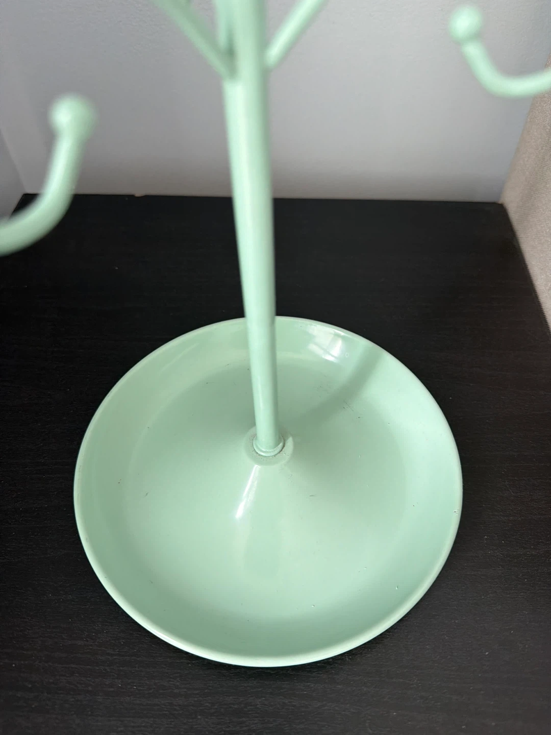 Light Green Metal Jewelry Organizer Tree Stand - photo 2