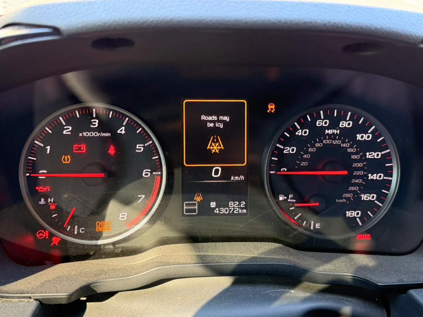 2022+ Subaru WRX Cluster