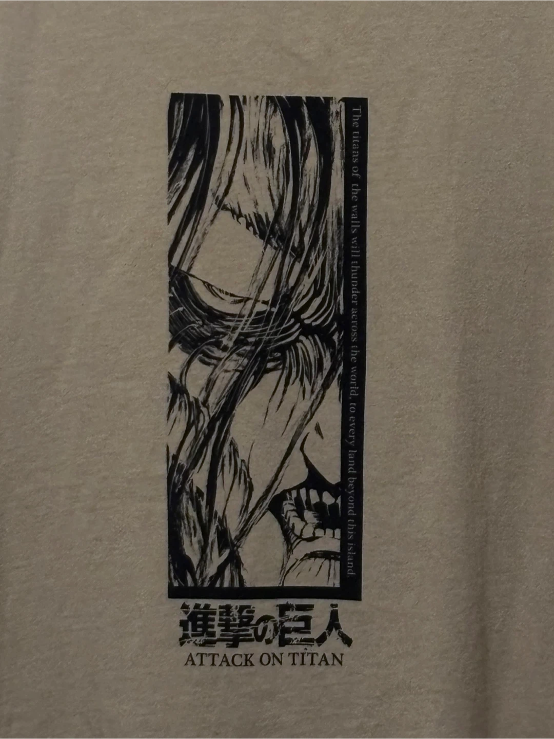 Attack on Titan Graphic T-Shirt (men’s large) - photo 2