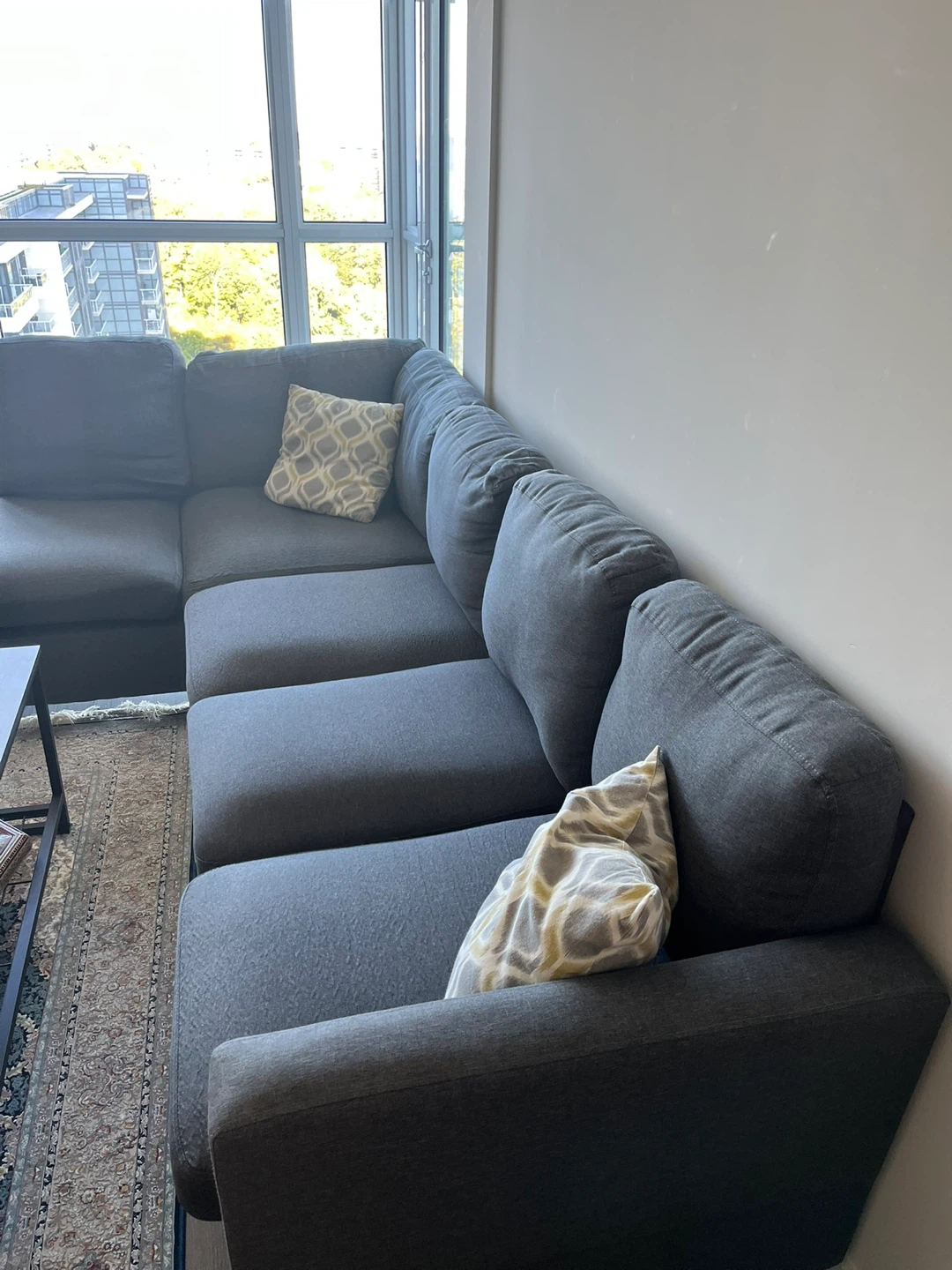 Dark Grey Sectional Sofa