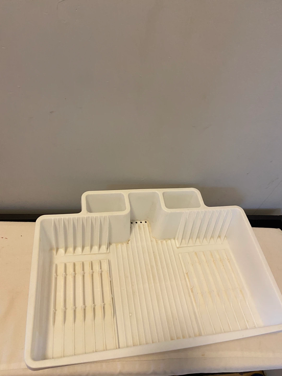 White Dish Drying Rack Tray - photo 2