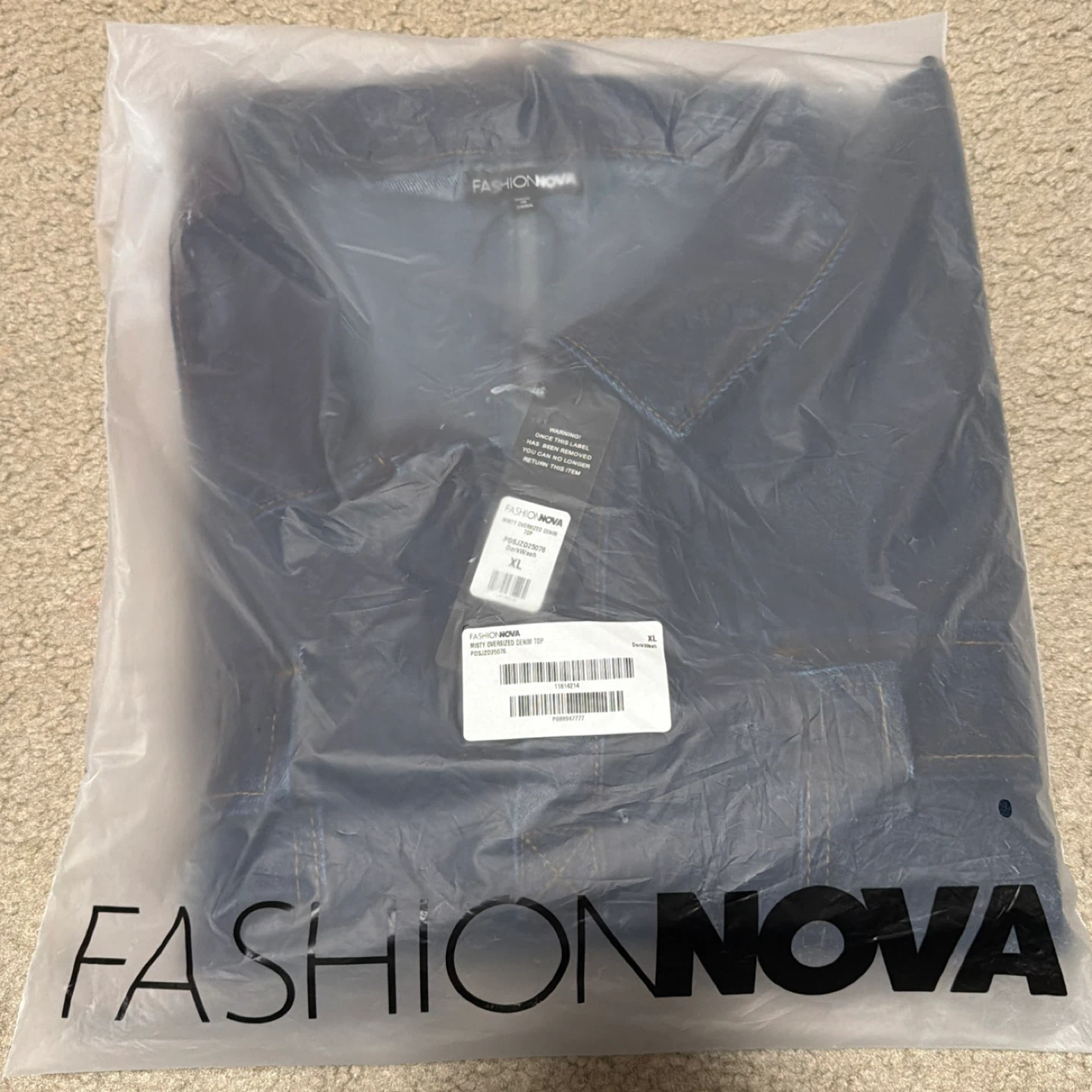 Fashion Nova Women's Denim Top - photo 5
