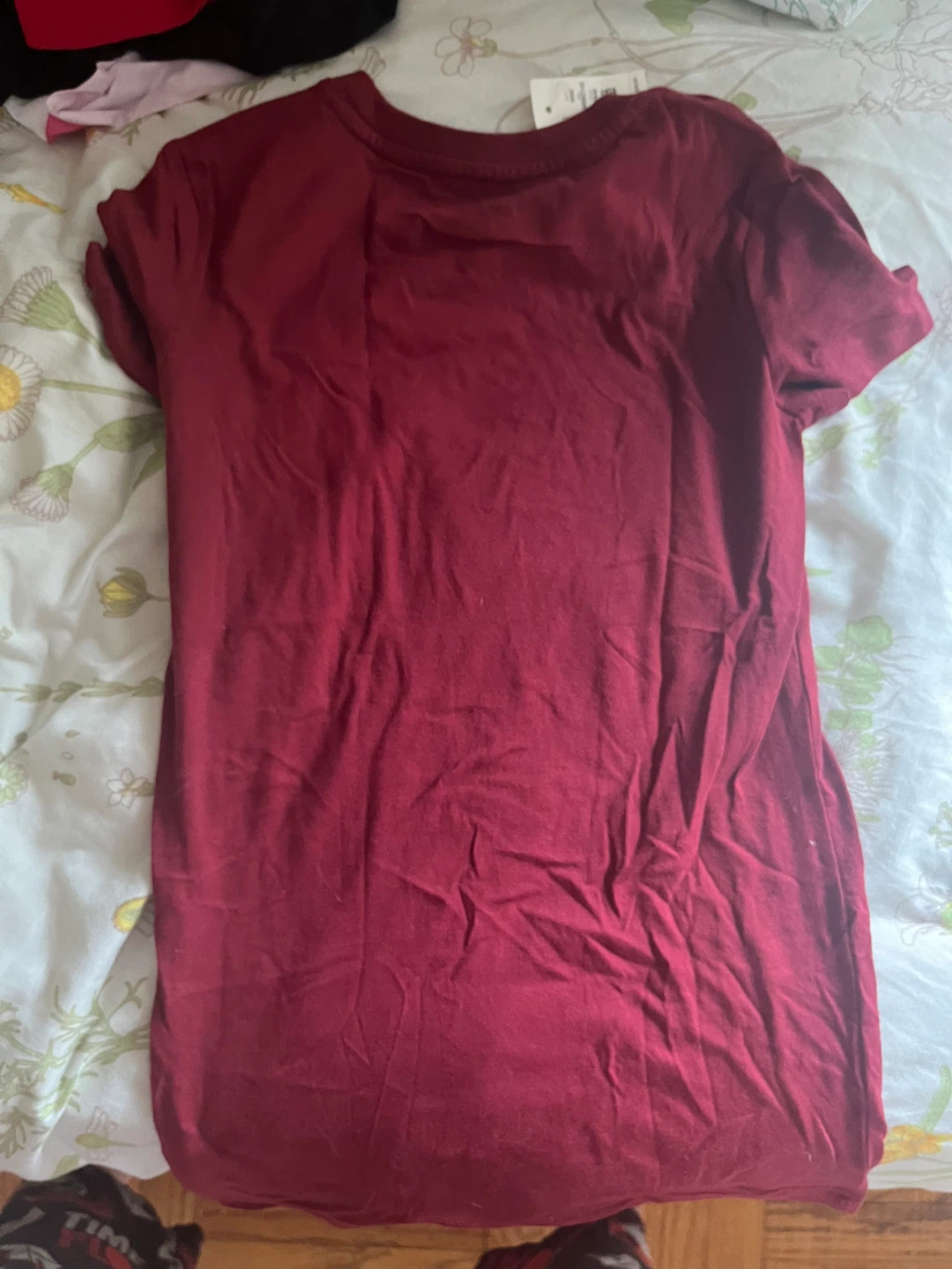 AERO Sequin T-Shirt XS Burgundy - photo 2