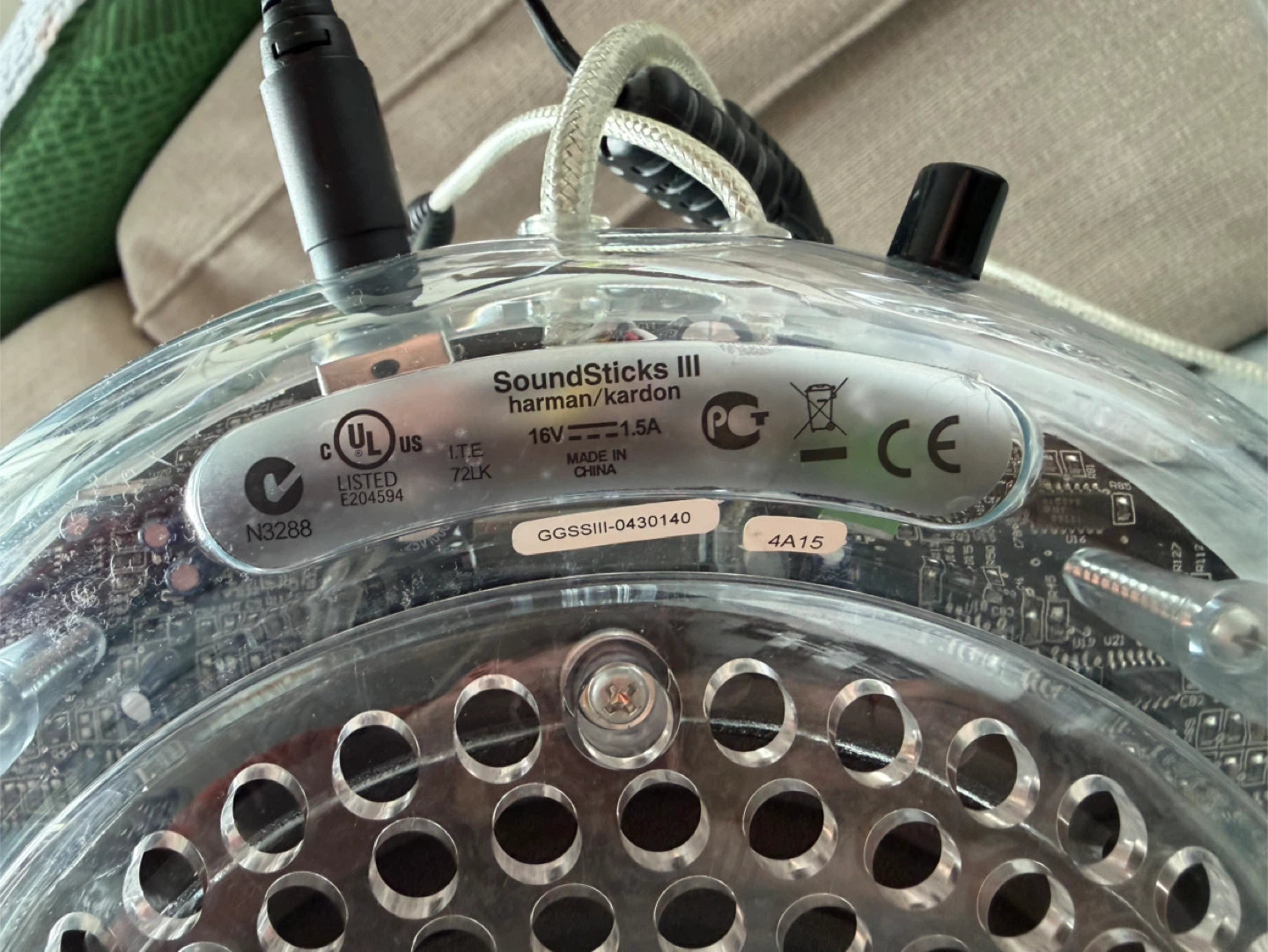 Harman Kardon SoundSticks III 2.1 Speaker System with Bluetooth - photo 2