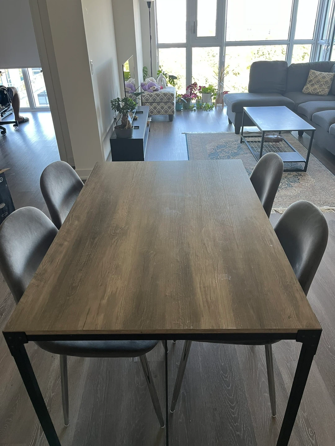 Grey Dining Chairs (Set of 4)