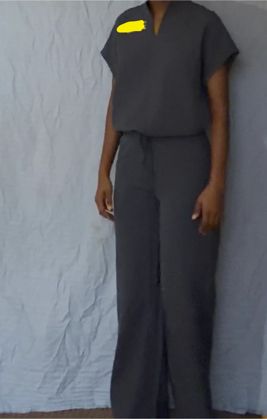 Dark Grey Scrub Set - Top and Pants - photo 2