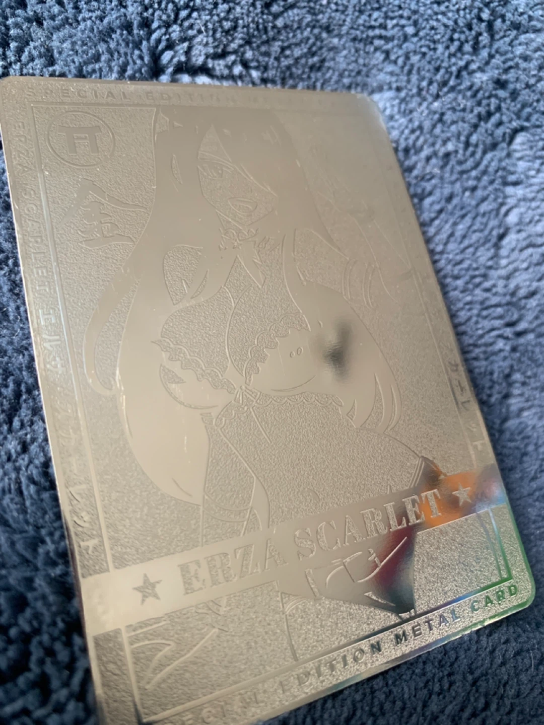 Erza Scarlet Metal Card Otaku Box - photo 3