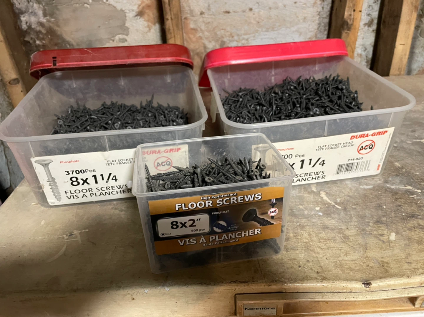 Floor screws
