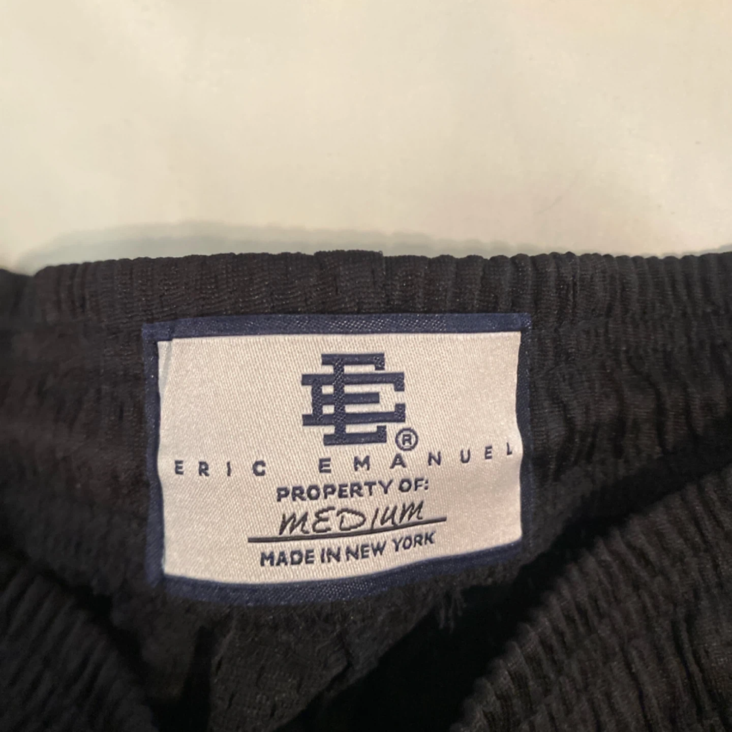 Eric Emanuel Bolt Black Yellow HL Shorts Size M - photo 3