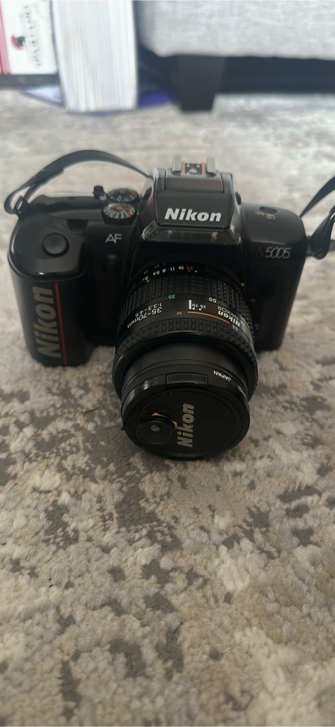 Nikon N5005 35mm SLR Film Camera with Lens and Case - photo 2