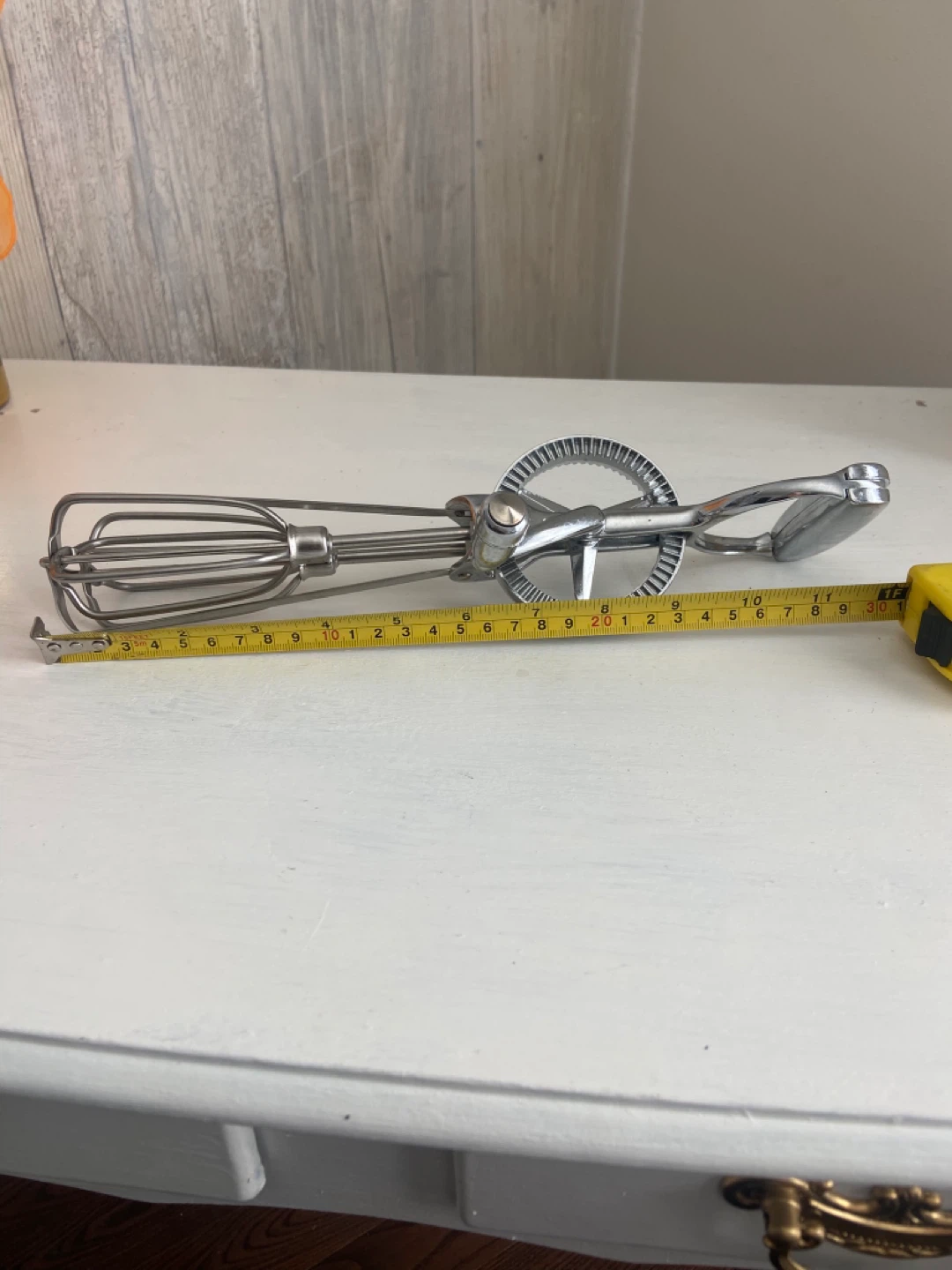 Vintage Hand Crank Egg Beater Whisk - photo 4