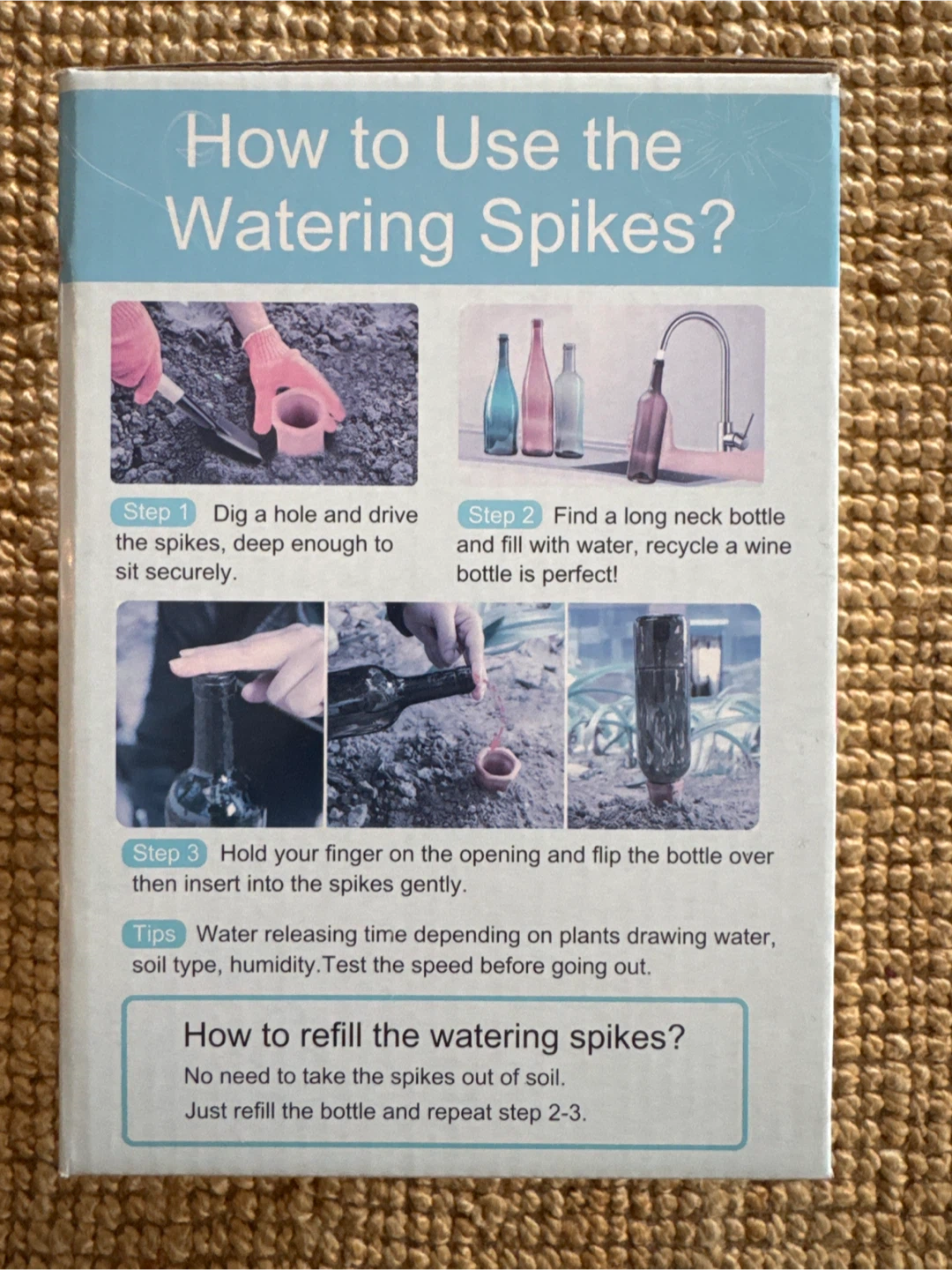 Plant Watering Spikes - 6 Pack - photo 2