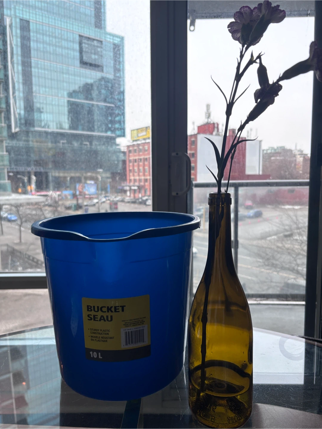 Blue 10L Plastic Bucket