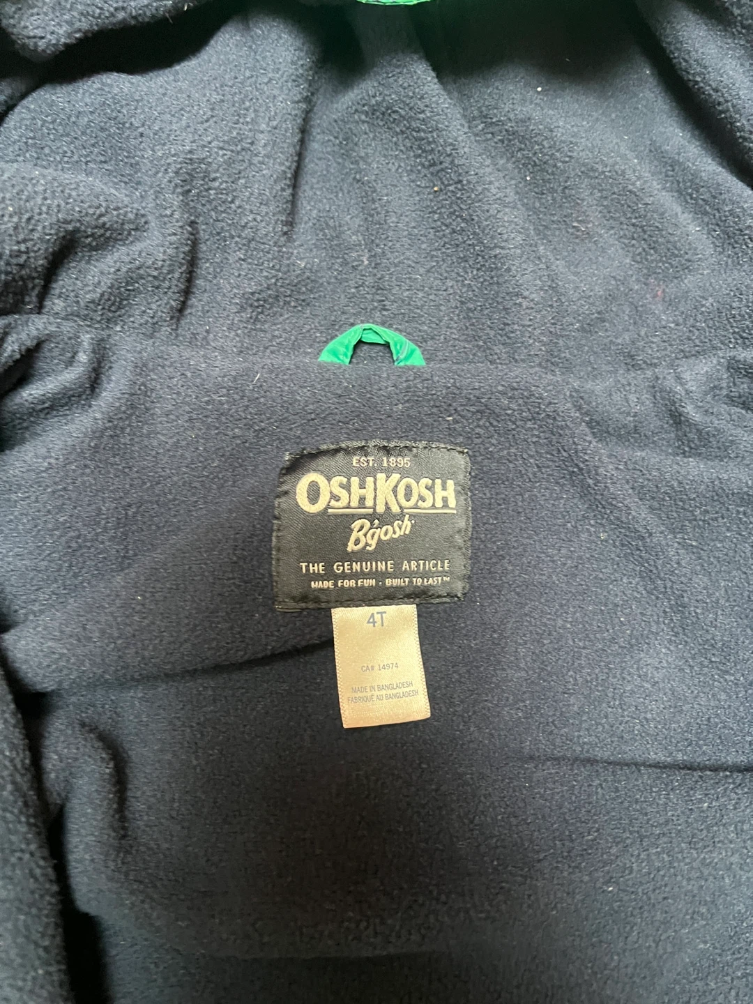 OshKosh B'gosh Kids Dinosaur Rain Jacket & Striped Cardigan Set - photo 3