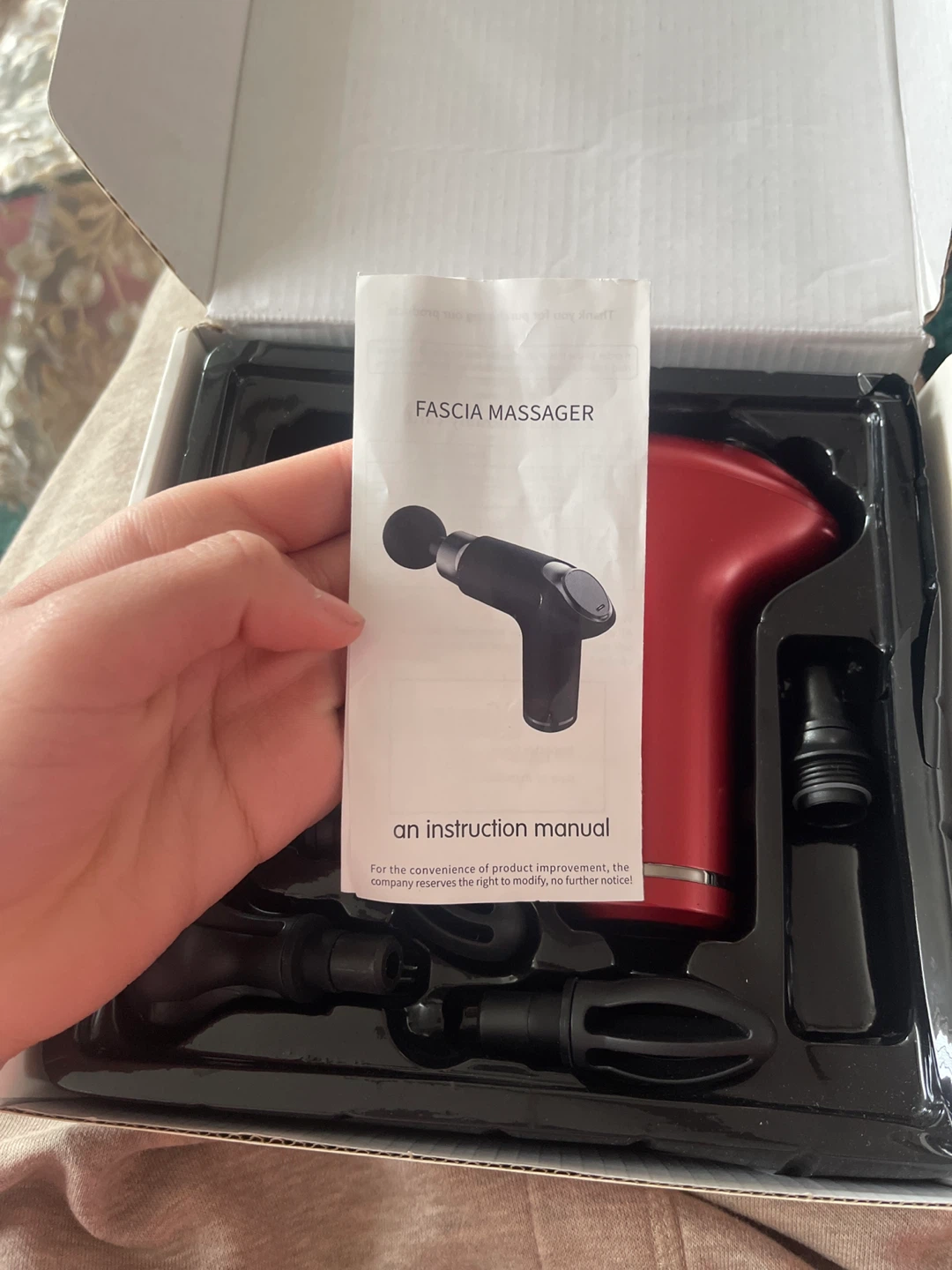Massage Gun PS-818 with Multiple Attachments - photo 4