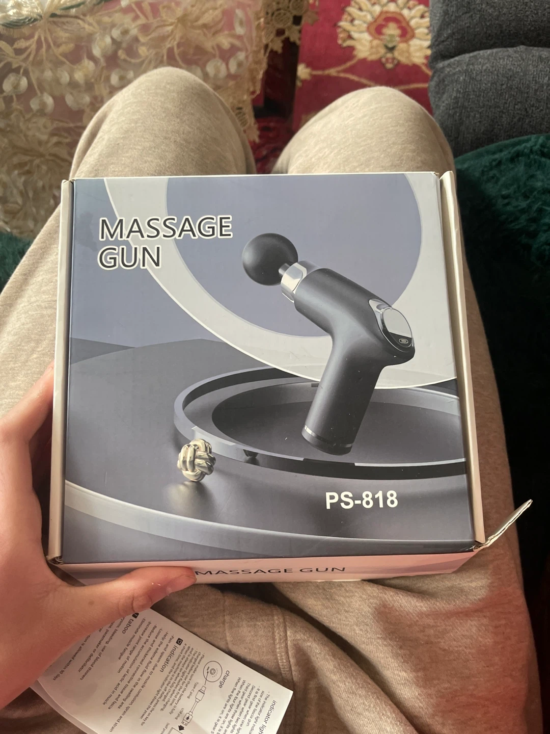 Massage Gun PS-818 with Multiple Attachments - photo 2